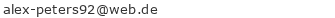E-Mail Adresse